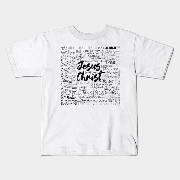 The Names of God Kids T-Shirt by saigemint